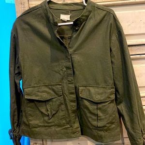 Caslon Linen Utility Jacket